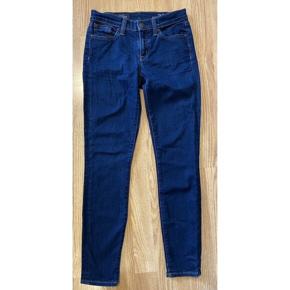 J. Crew Denim - J Crew Dark Blue Toothpick Skinny Jeans Size 25
